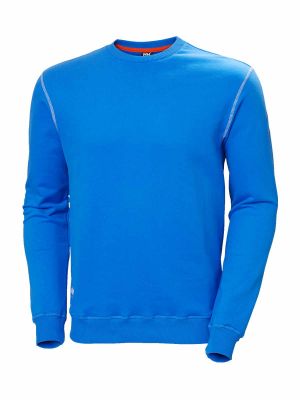 79026 Oxford Work Sweatshirt Racer Blue - Helly Hansen - front