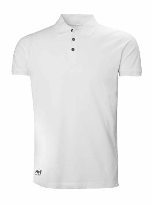 79167 Manchester Work Polo Shirt White - Helly Hansen - front