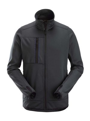8059 Work Jacket Fleece Full Zip Steel Grey 5800 Snickers 71workx front