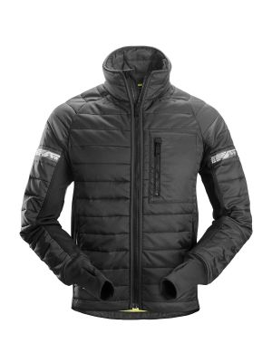 8101 Work jacket Insulating 37.5 Allroundwork Black 0404 Snickers 71workx front