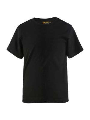8802-1030 Kids T-Shirt - 9900 Black - Blåkläder - front