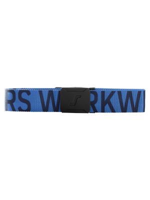 Snickers 9004 Logo Belt - True Blue/Black