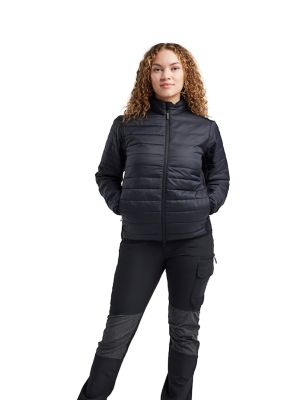 Blåkläder Work Jacket Lined Women 4715 - Black Grey
