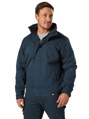 AWT Everyday Work Jacket Navy Blue - Dickies - frongt