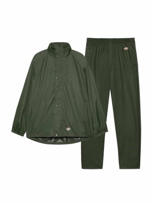 AWT Waterproof Work Suit Dark Green - Dickies - front jacket