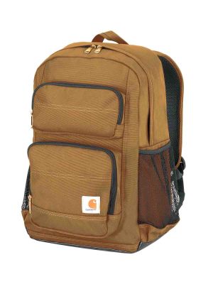 B0000273 Backpack 27L Single Compartment Water Repellent Brown 211 Carhartt 71workx front side