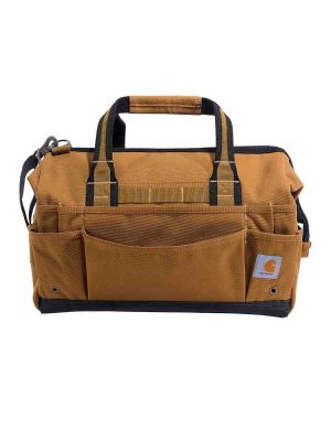 B0000352 Tool Bag 16-Inch 30 Pocket Carhartt Brown 211 71workx front