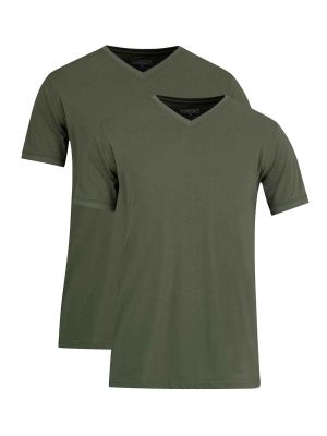 Bart Work T-shirt 2-pack Stretch Storvik 71workx Olive green front