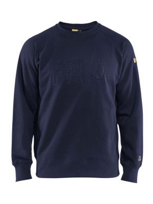 3477-1762 Blåkläder Flame Retardant Work Sweater Dark Navy 8900 71workx Front