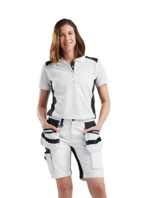 Blåkläder Work Polo Women 3390 - White Dark Grey