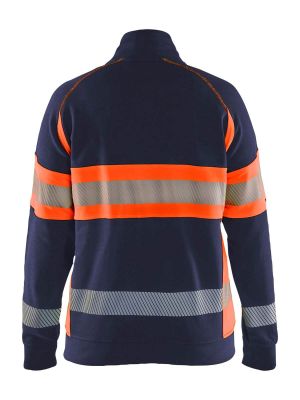 Blåkläder Work Vest High Vis Women 3505 Navy Orange