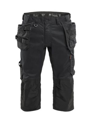 Blåkläder Pirate Work Trouser 2-Way Stretch 1754 175418329900 Black 71workx front