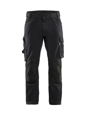 Blåkläder Work Trouser 2-way Stretch 175118329900 Black 71workx front