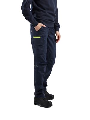 Blåkläder Work Trouser Stretch Women 7144 - Navy Yellow