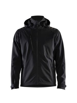Blåkläder Work Jacket Softshell 4749 71Workx Black Including Zipper 474925139999 front