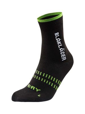 Blåkläder Work Socks Dry 2-Pack 2190 71workx Black Green 219010939964 front