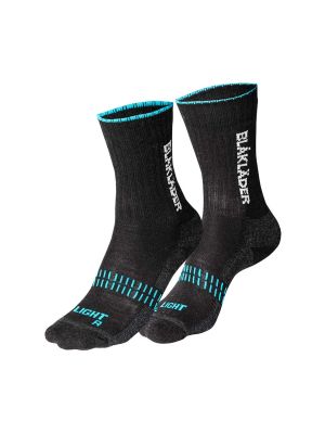 Blåkläder Work Socks Light 2191 - Black Blue