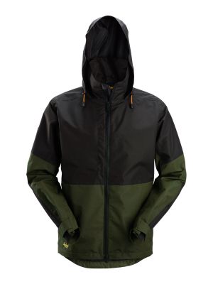1304 Work jacket Shell Waterproof Snickers 71workx khaki green 3104  front 