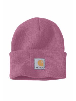 Carhartt A18 Beanie Watch Hat 71workx Woodrose V73 front