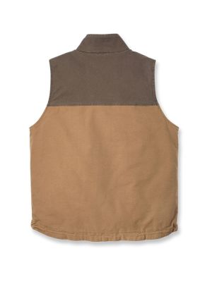 Carhartt Work Vest Montana Duck Insulated 106433 - Brown