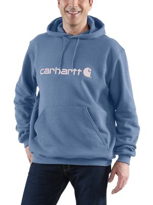 Carhartt Hoodie Logo Loose Fit 100074 - Thundercloud Heather