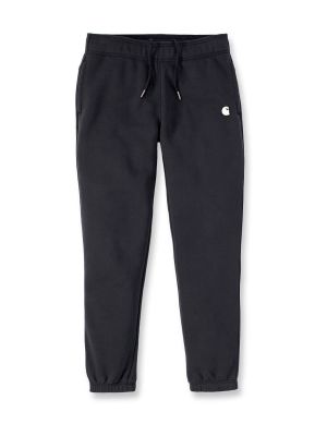 Carhartt Sweatpants with Logo Women 105510 71workx Black N04 front