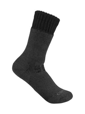 Carhartt Long Work Socks Wool Mix SB6600M Black BLK 71workx front