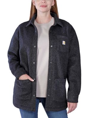 Carhartt Shirt Jacket Fleece Women 105988 - Black