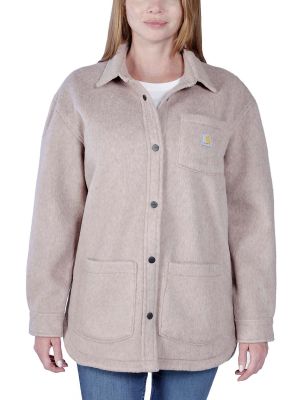 Carhartt Shirt Jacket Fleece Women 105988 - Mink