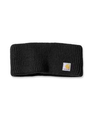 Carhartt Rib Knit Headband 105463 Black N04 71workx front