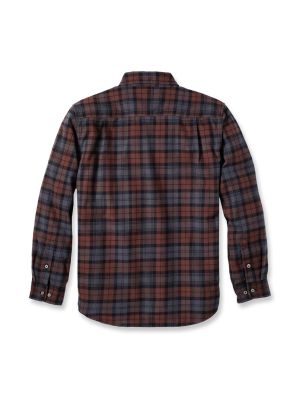 Carhartt Flannel Plaid Shirt Heavyweight 106356 - Mocha