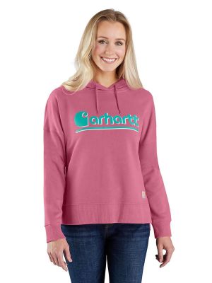 Carhartt Work Hoodie Logo Graphic Women 106918 - Pink