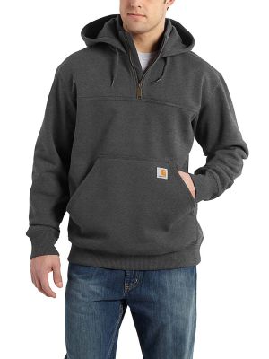 Carhartt Work Hoodie Rain Defender 1/4 Zip 100617 - Carbon