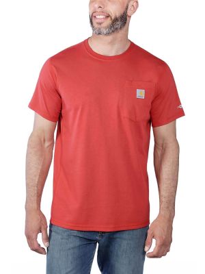 Carhartt Work T-shirt Force Fast Dry 104616 - Red R84