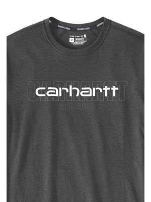 Carhartt Work T-shirt Force Logo Graphic 106653 - Carbon