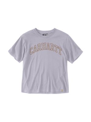 Carhartt Work T-shirt Graphic 106186 Women 71workx Lilac Haze V62 front