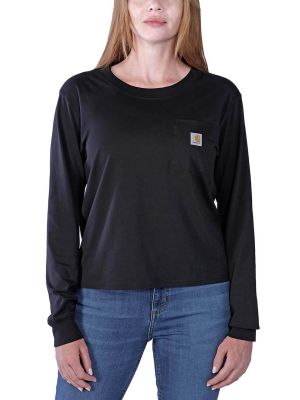 Carhartt Work T-shirt Long Sleeve Women 106121 - Black