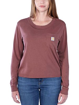 Carhartt Work T-shirt Long Sleeve Women 106121 - Sable