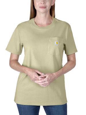 Carhartt Work T-shirt Pocket Women 103067 - Dried Clay