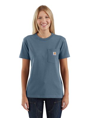 Carhartt Work T-shirt Pocket Women 103067 - Thundercloud