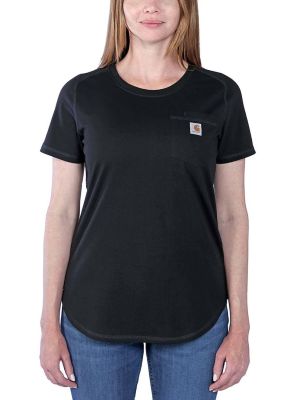 Carhartt Work T-shirt Pocket Force Women 105415 - Black