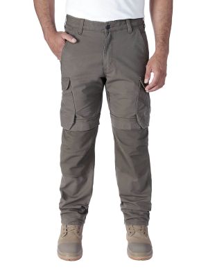 Carhartt Work Trouser Steel Rugged Double Front 105072 - Tarmac