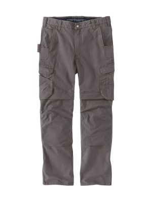 Carhartt Work Trouser Steel Rugged Double Front 105072 71workx Tarmac 217 front