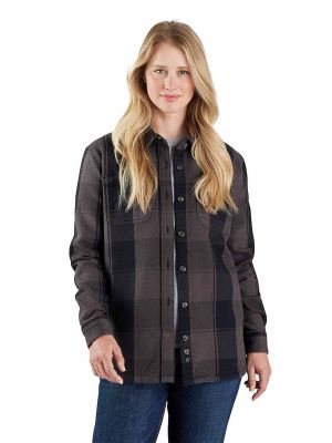 Carhartt Work Shirt Flannel Check 106450 Women - Black