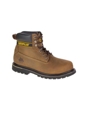 CAT Safety Shoes Holton S3 W 71workx Brown front