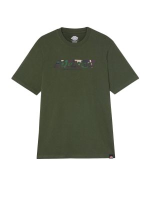 Alton Work T-Shirt Olive Green - Dickies - Front