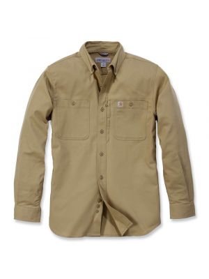 Carhartt 102538 Rugged Professional l/s Work Shirt - Dark Khaki