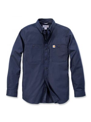 Carhartt 102538 Rugged Professional l/s Work Shirt - Navy