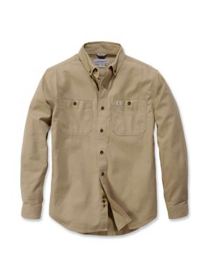 Carhartt 103554 Rugged Flex® Rigby l/s Work Shirt - Dark Khaki