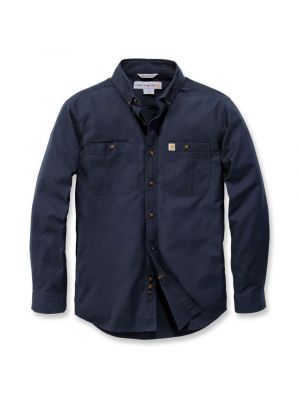 Carhartt 103554 Rugged Flex® Rigby l/s Work Shirt - Navy